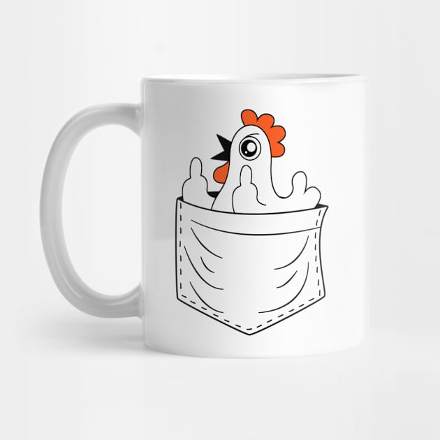 Funny Chicken in Breast Pocket by Stoney09